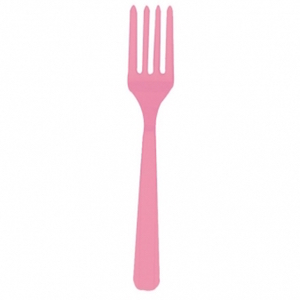 New Pink Plastic Forks