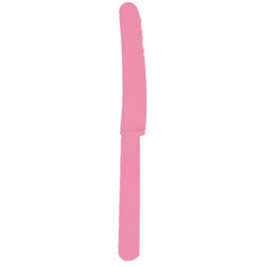 New Pink Plastic Knives