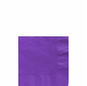 New Purple Beverage Napkins