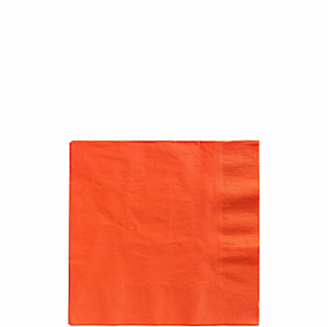 Orange Beverage Napkins
