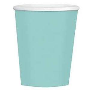 Robin's Egg Blue Paper Cups