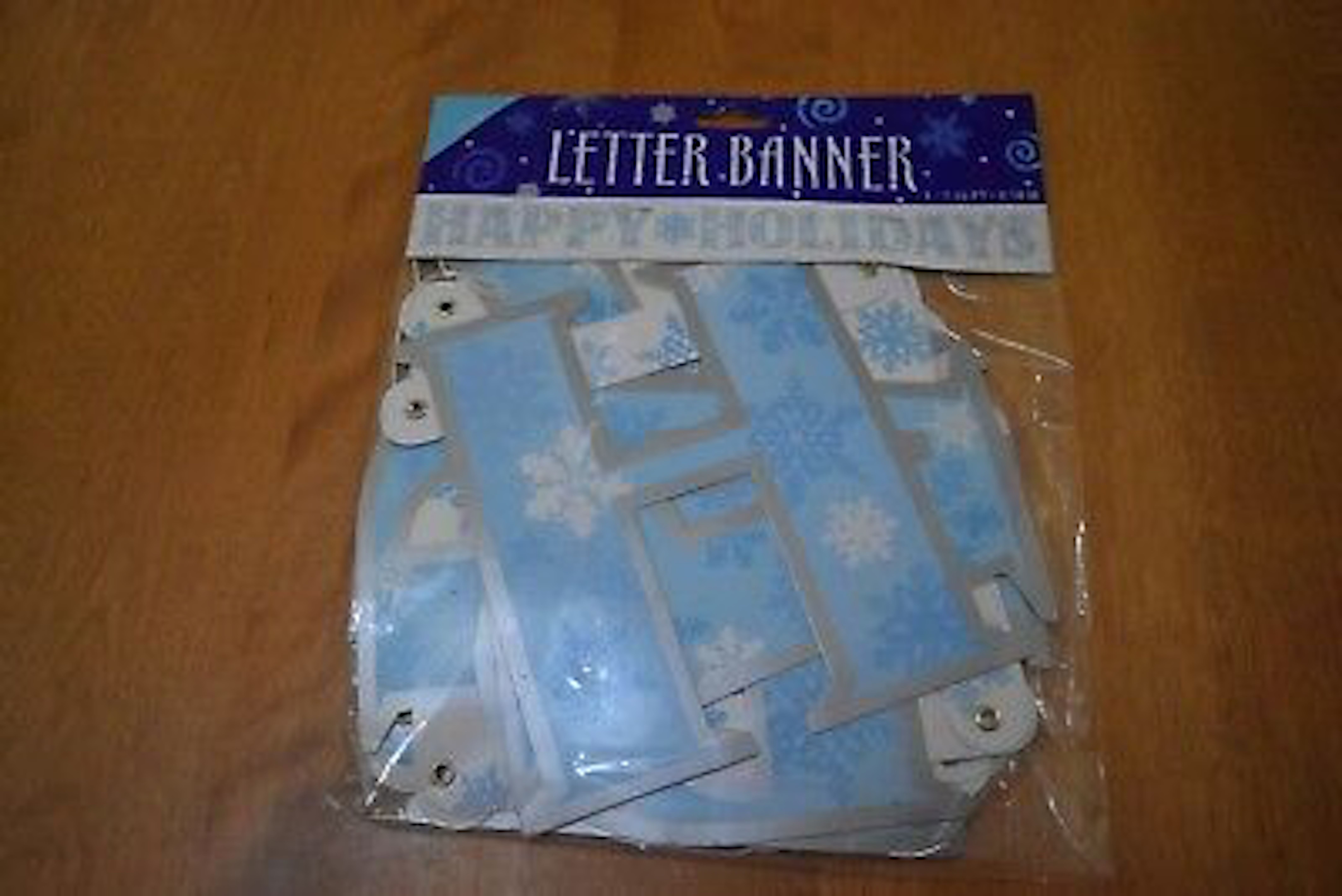 Happy Holidays Letter Banner