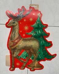 Glitter Reindeer Cutout