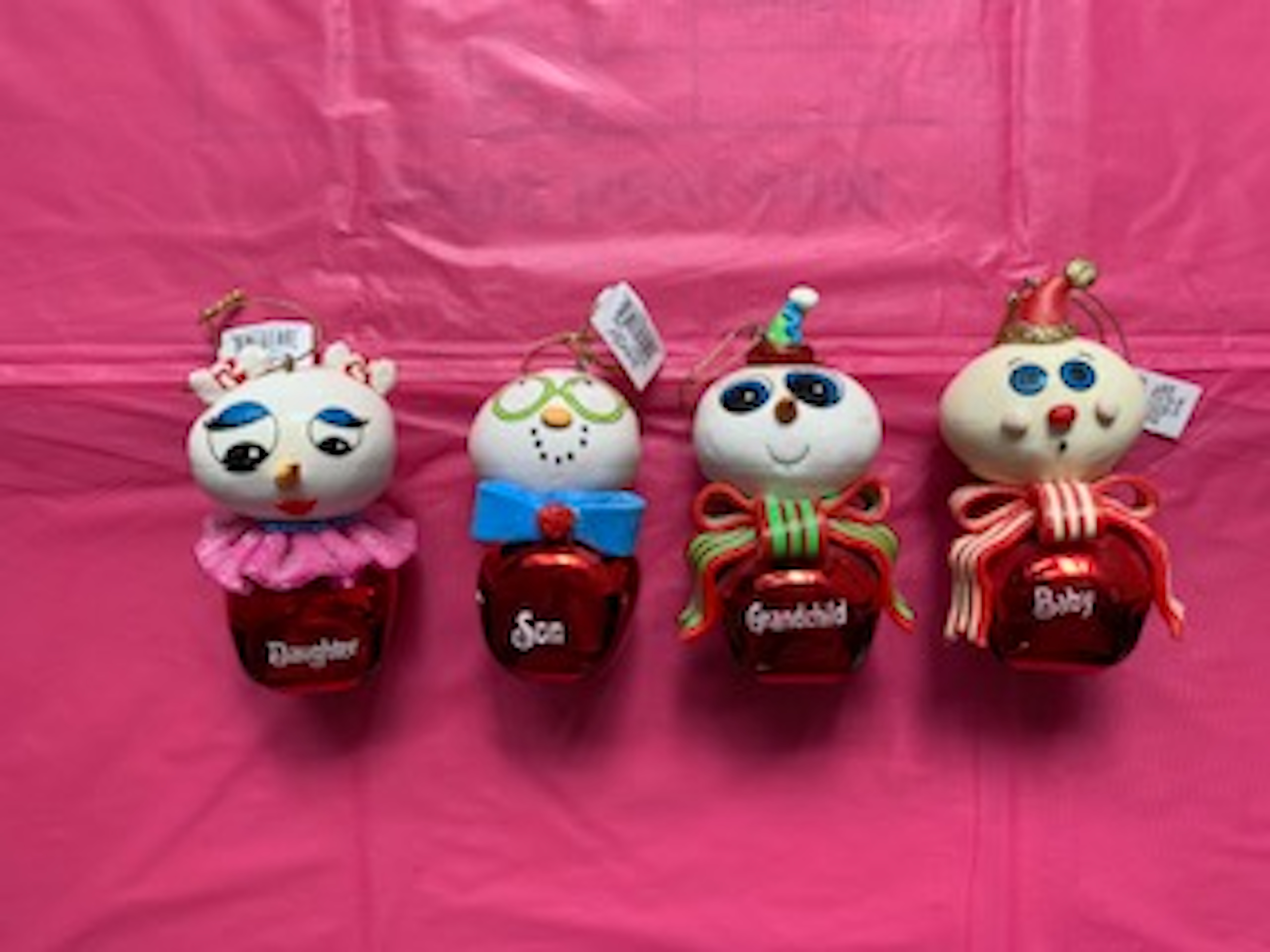 Ornament Cartoon Jingle Bell Character