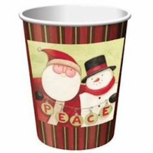 Peace & Joy Paper Cups