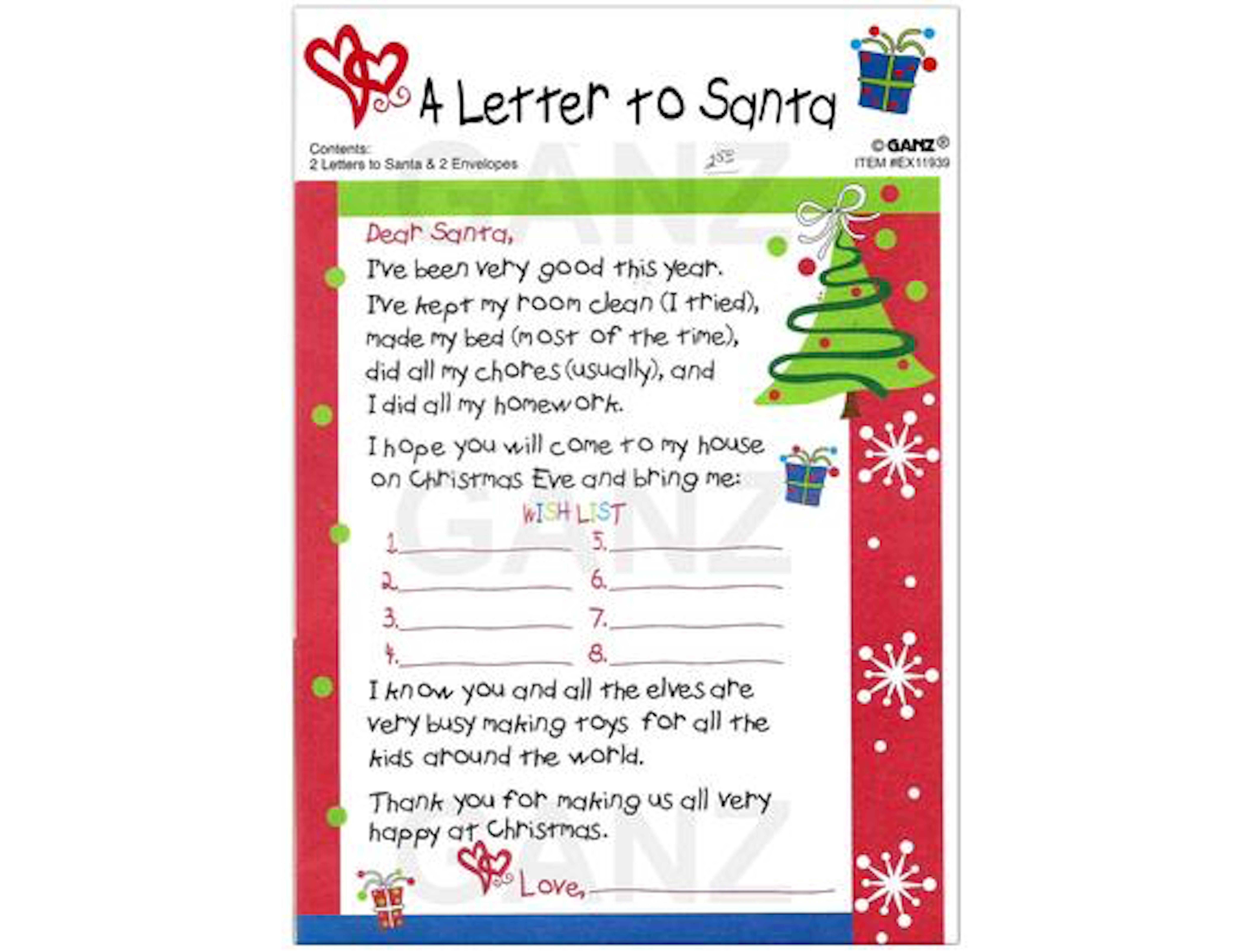 A Letter to Santa Kit