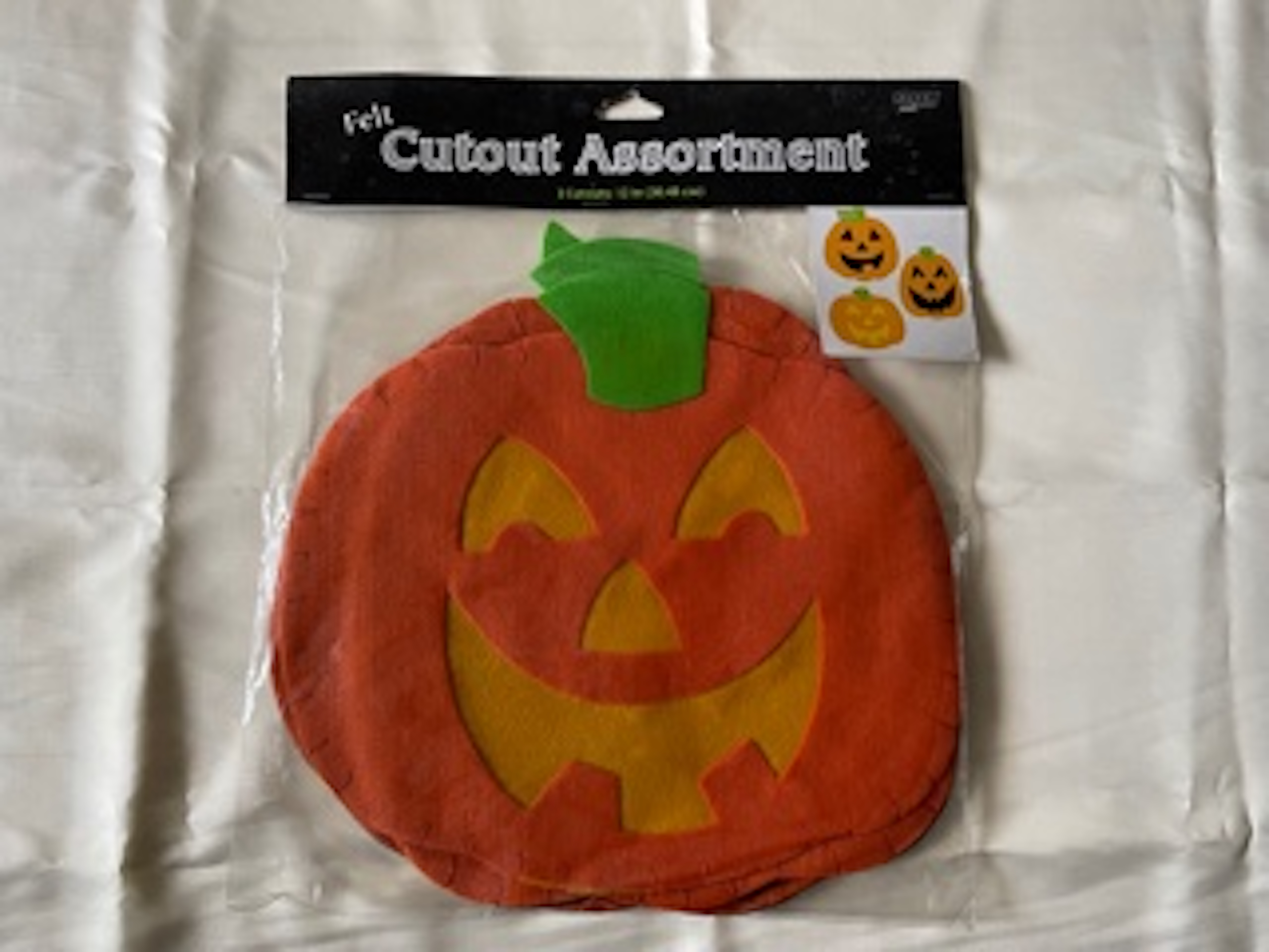 Pumpkin Felt Cutout Assortment