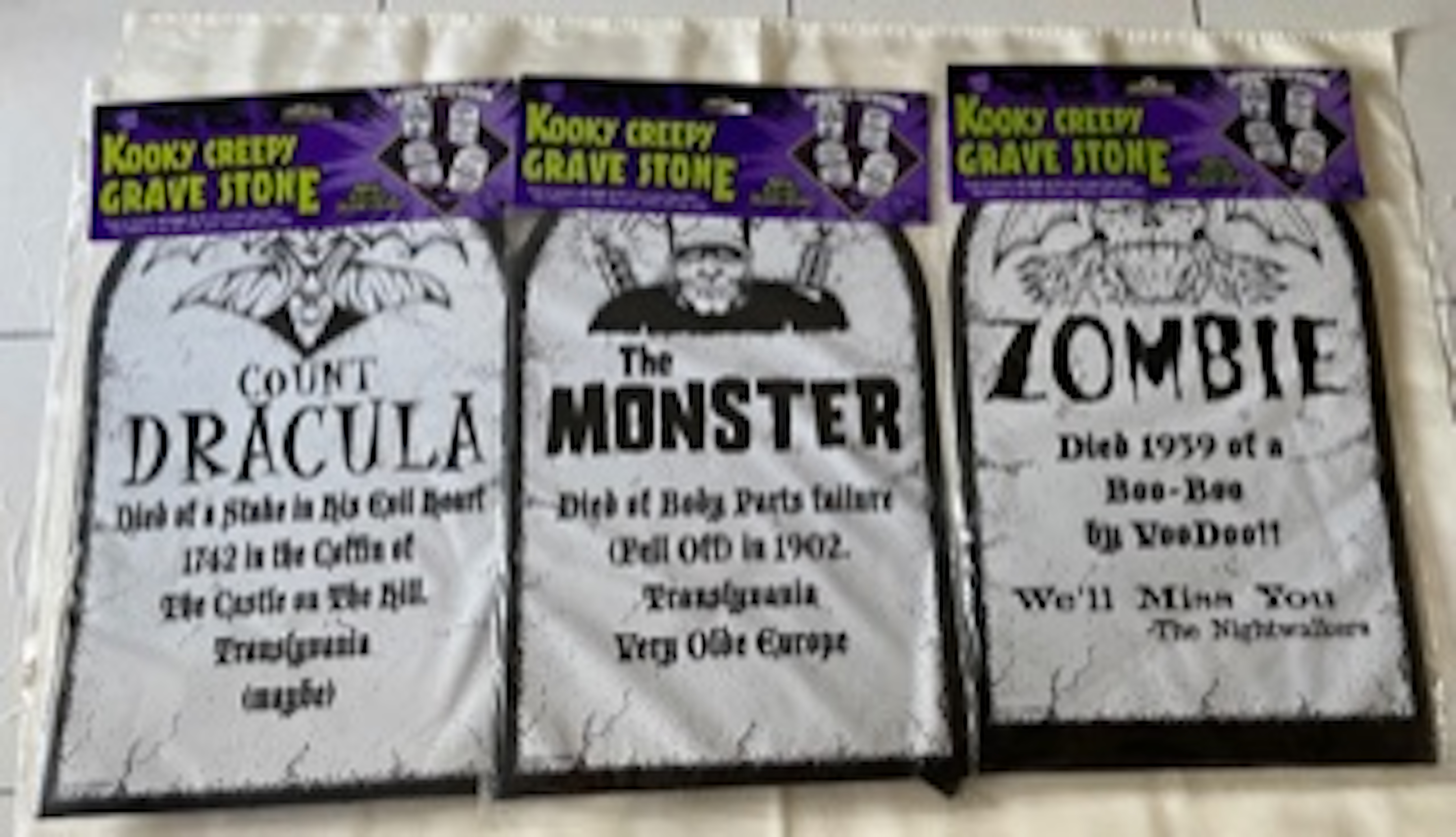 Kooky Creepy Grave Stone