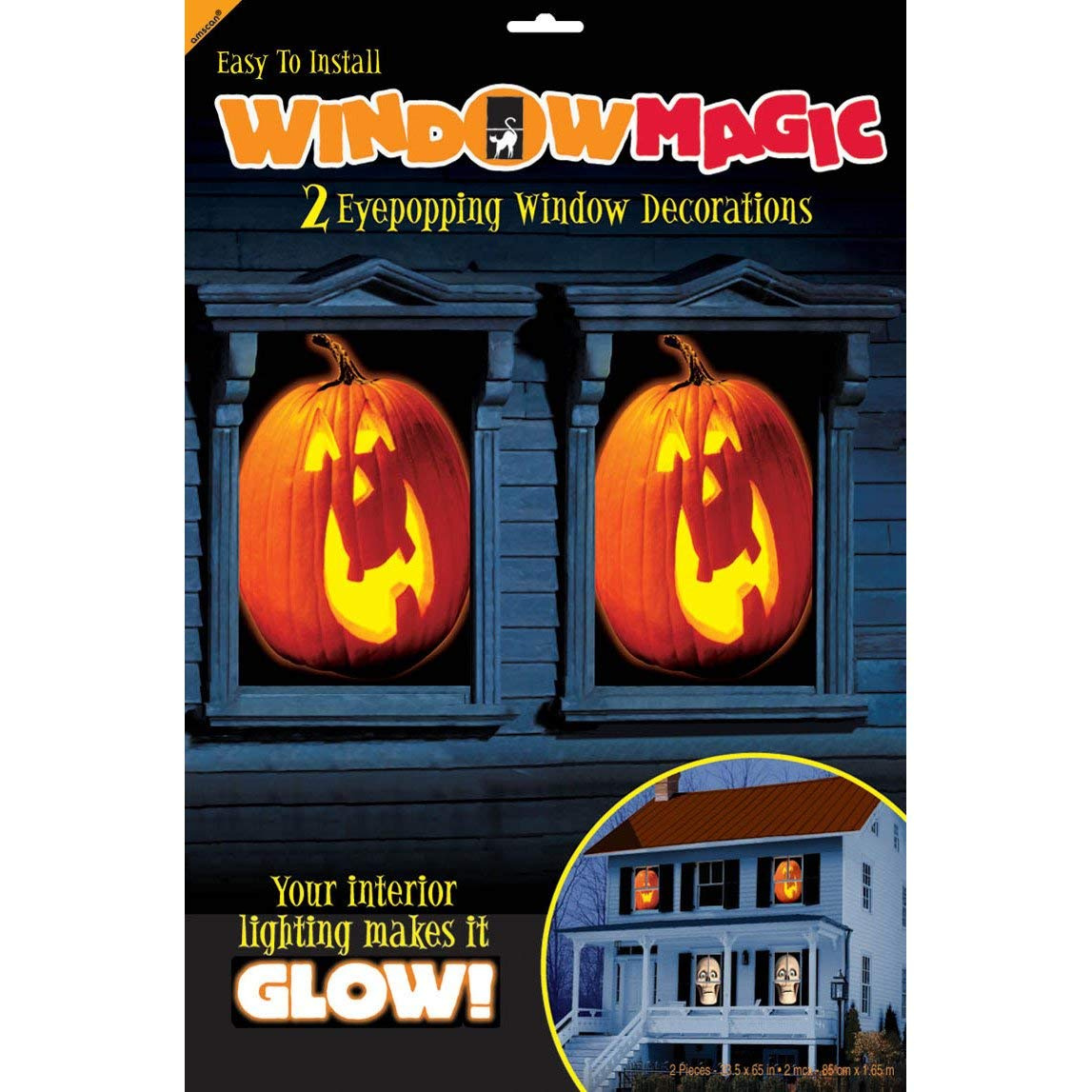 Halloween Window Magic Decoration Kit