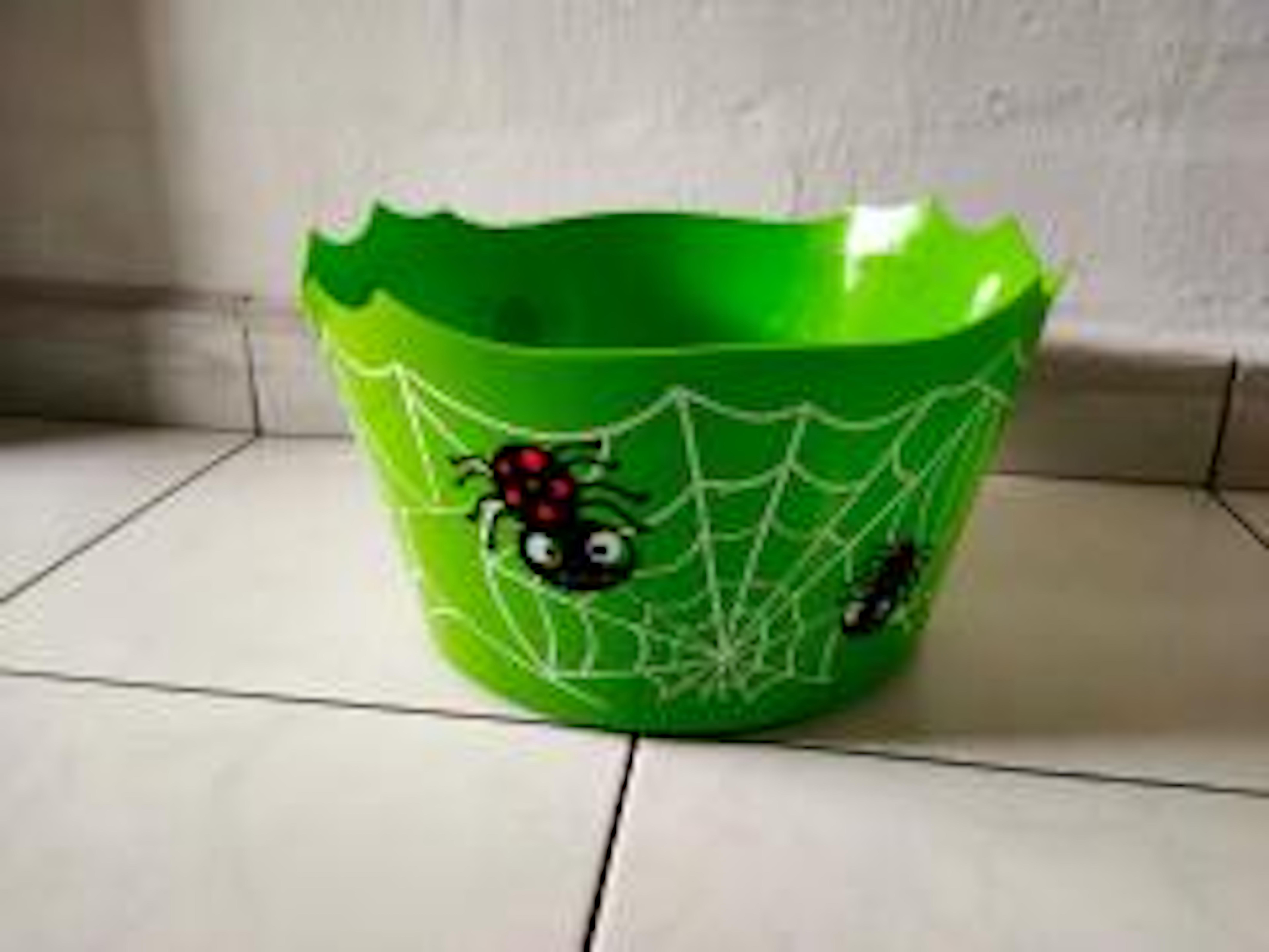 Halloween Spider Plastic Bowl 