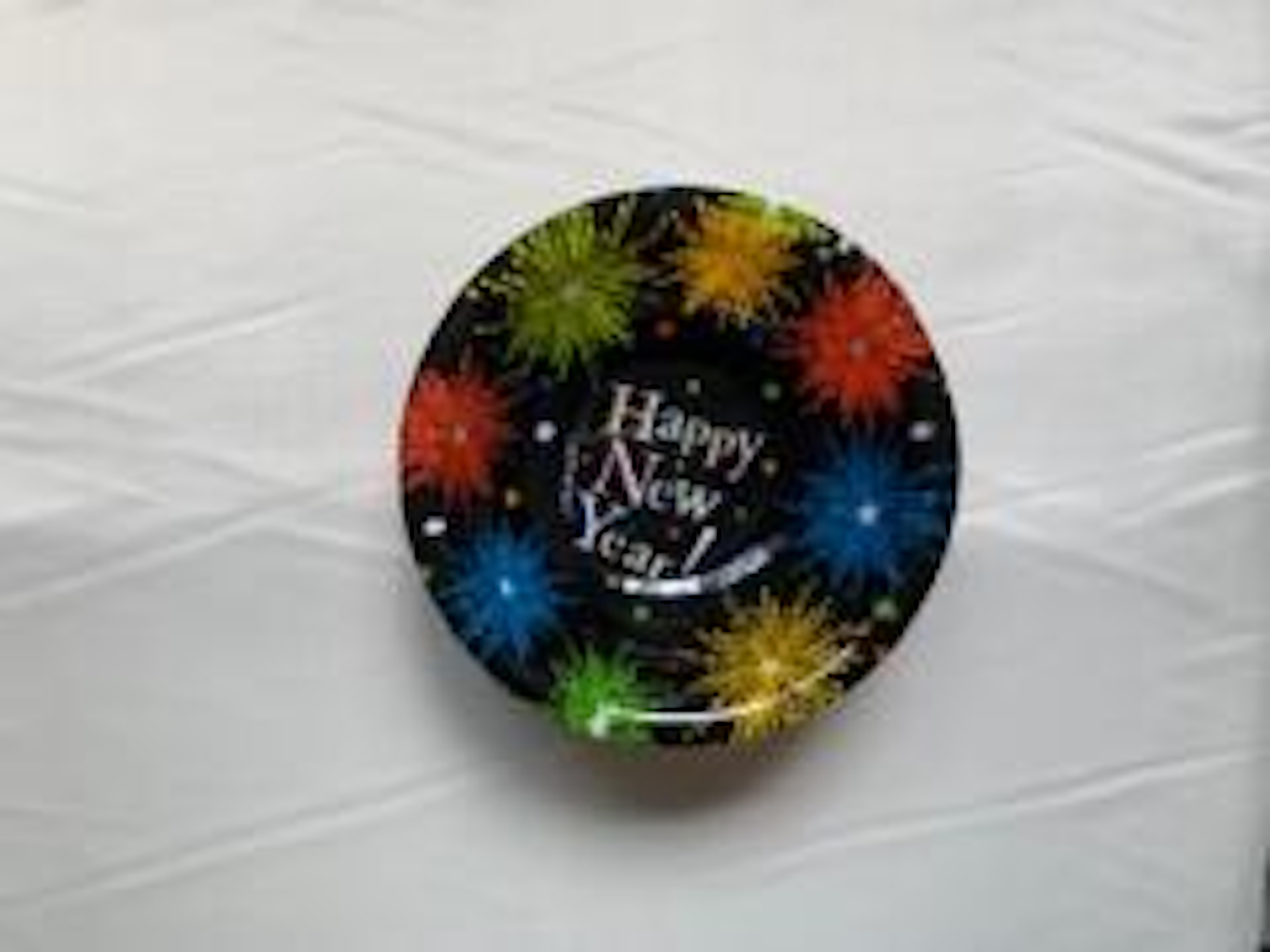 Happy New Year Plastic Serving Bowl