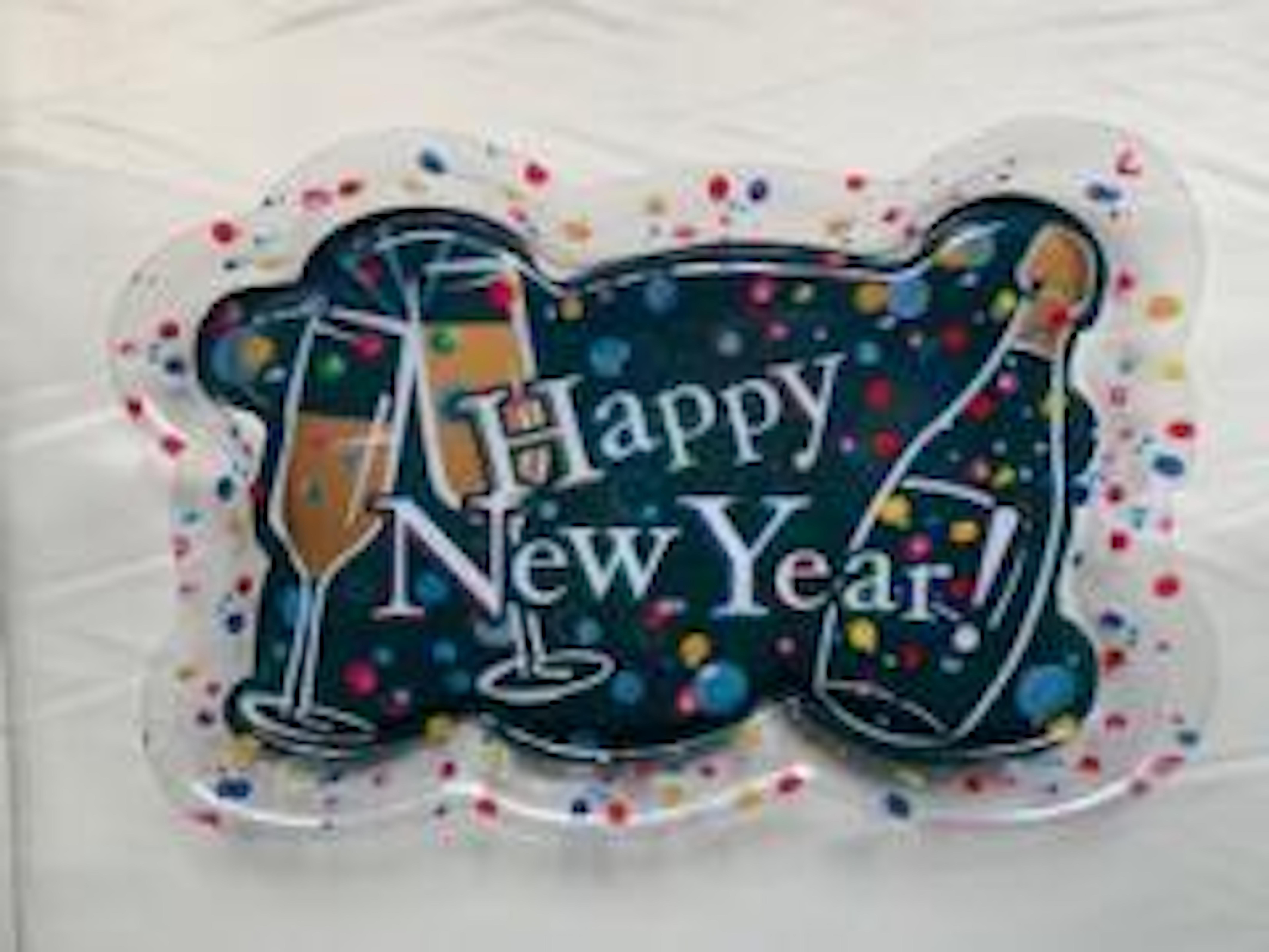 Happy New Year Serving Tray