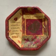 Thanksgiving Tradition Dessert Plates