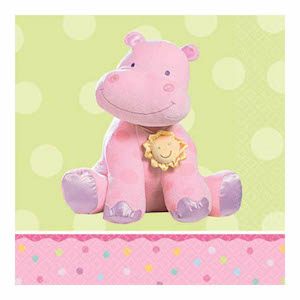 Teeny Tiny Girl Beverage Napkins