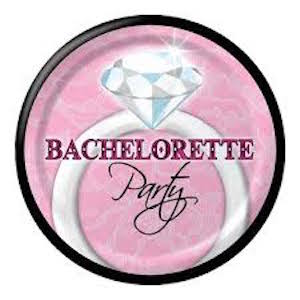 Bachelorette Party Dessert Plates
