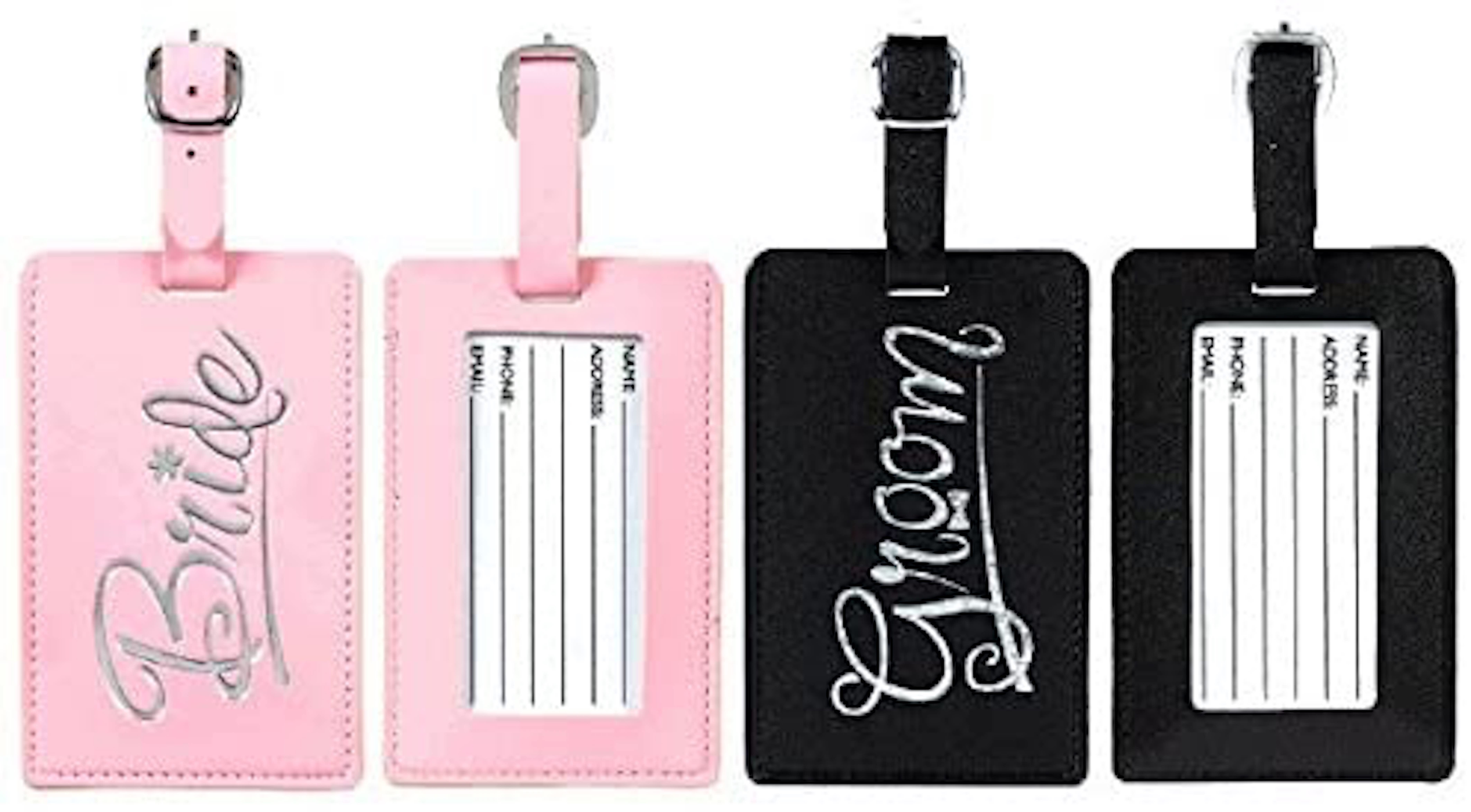 Bride & Groom Luggage Tags