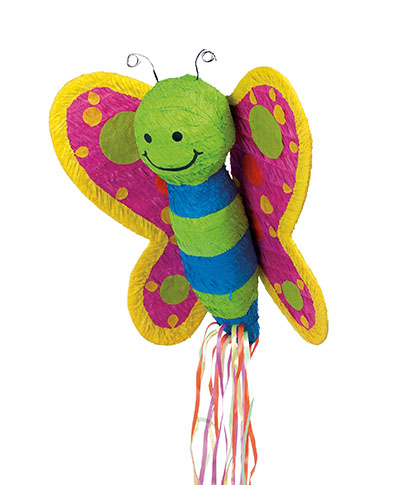 Bright Butterfly Pull Pinata