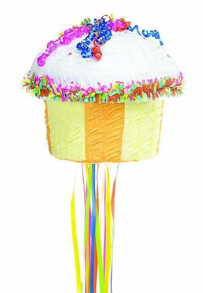 Multi Cupcake Pull Pinata