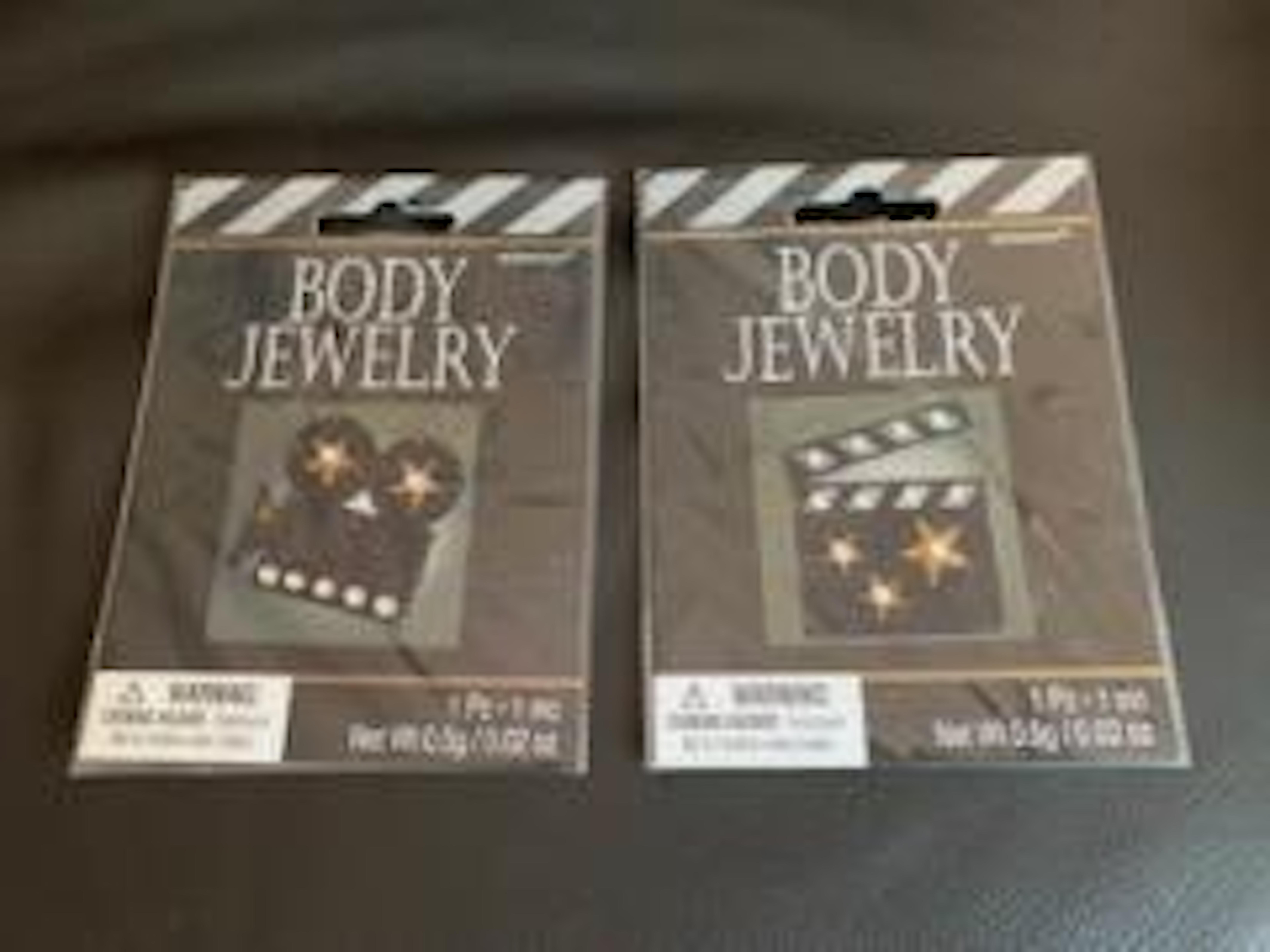 Lights, Camera, Action Body Jewelry Tattoo